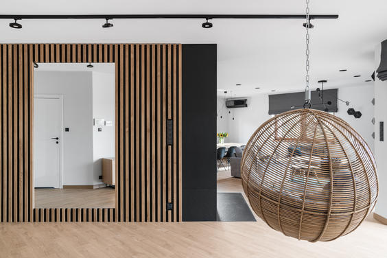 A minimalistic interior in a cozy edition – the Projekt Studio arrangement