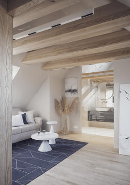 An idea for an attic apartment – Fanajło Home Design Decor
