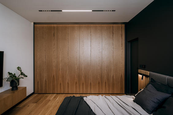 The idea for an interior inspired by Japanese minimalism