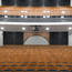 Modern auditorium interior with lighting control system