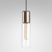 MODERN GLASS Tube E27 suspended