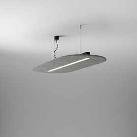 Lighting AQForm (Aquaform) AQfelt OVALL RAFTER LED suspended