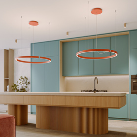 RIBBY circle up&down LED zwieszany