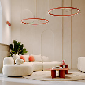 RIBBY circle up&down LED zwieszany