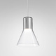 MODERN GLASS Flared LED 230V suspended